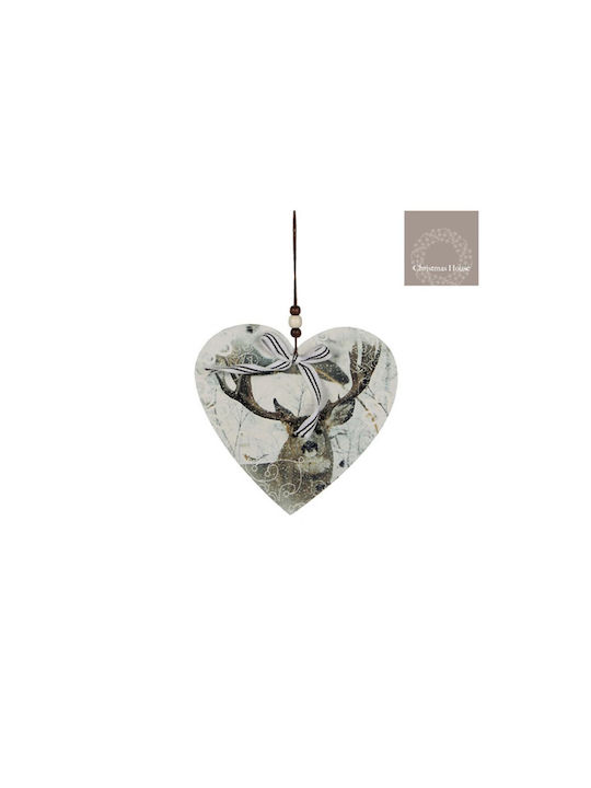 Herz Hängender Weihnachtsbaumschmuck Herz Beiges