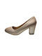 Women's pumps with chunky heel