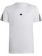 Kinder-T-Shirt Weiß Future Icons 3-Stripes