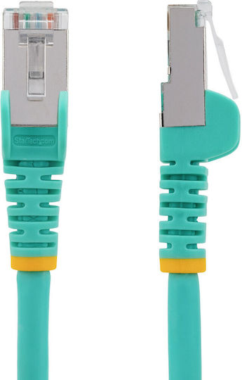 StarTech S/FTP Cat.6a Gigabit Network Cable Ethernet 0.5m Turquoise