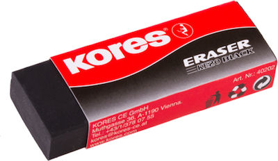 Kores Eraser for Pencil and Pen Eraser KE-20 1pcs Black