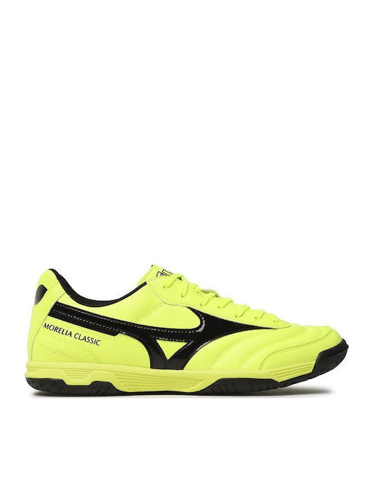 Mizuno Morelia Sala Classic Ποδοσφαιρικά Παπούτσια Σάλας IN Κίτρινα
