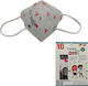 Famex Kids Mask FFP2 NR Schutzmaske FFP2 Weiß 3...