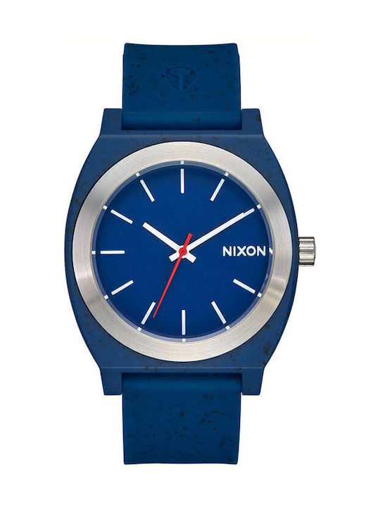 Nixon Time Teller OPP Ρολόι Μπαταρίας με Καουτσούκ Λουράκι