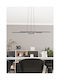 Eglo Zillerio-Z Pendant Light Black Rail 116x30x110cm