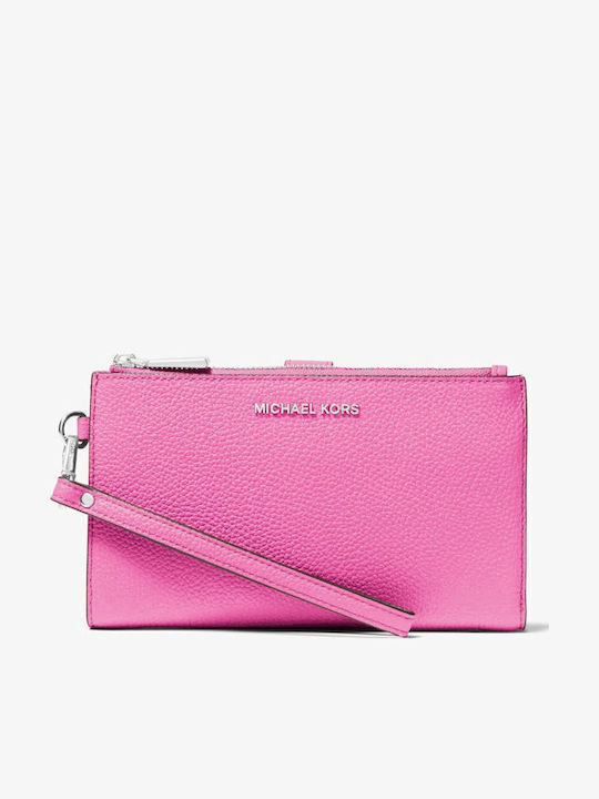 Michael Kors Mare Din piele Portofel de damă Roz 34F9SAFW4L-614