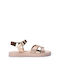 Fashion leather sandals RICCO girl - HALKOS - HALKOS