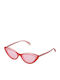 Police Damen Sonnenbrille mit Rot Kunststoff Gestell und Rosa Linse SPL937 0AA3