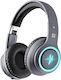 Defender Freemotion B571 Ασύρματα Bluetooth On Ear Ακουστικά με Ραδιόφωνο με 9 ώρες Λειτουργίας Γκρι