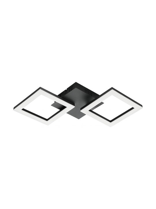 Eglo Paranday-Z Modern Metall Deckenleuchte mit integriertem LED in Schwarz Farbe 47Stück