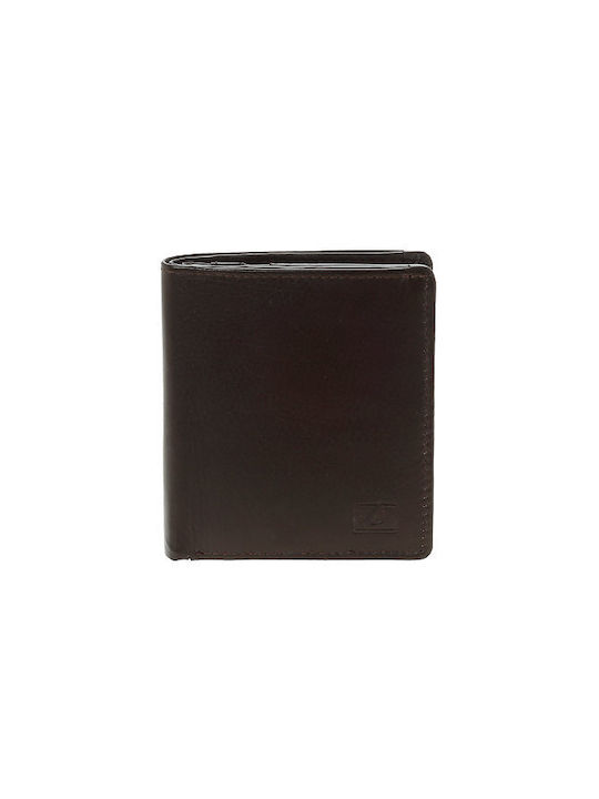 Lavor Men's Leather Wallet Dark Brown