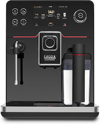 Gaggia Accademia Ri9781/01 Αυτόματη Μηχανή Espresso 1500W Πίεσης 15bar με Μύλο Άλεσης Μαύρη