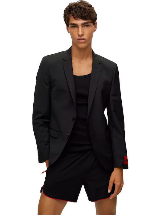 Artim204x Men's Winter Suit Jacket Slim Fit Black