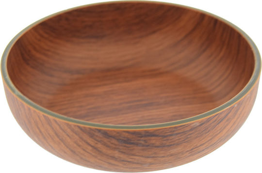 Evelin Servierschüssel Rund Kunststoff Coffee mit Durchmesser 11cm
