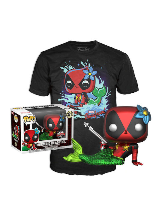 Funko Pop! Tees Marvel: Deadpool - Mermaid Dead...