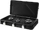 Kumtel Liquid Gas Countertop Triple Burner Black