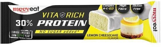 Mooveat Vita Rich Μπάρα με 30% Πρωτεΐνη & Γεύση Lemon Cheesecake 60gr