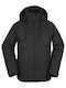 Volcom 2836 Insulated G0452308-BLK Ανδρικό Μπουφάν για Σκι & Snowboard Μαύρο