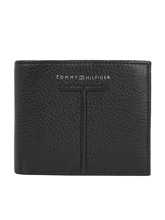 Tommy Hilfiger Central Кожен Мъжки Портфейл Черен