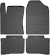 Frogum Set of Front and Rear Mats 4pcs from Rubber for Hyundai i10 2019+ Black