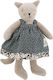 Moulin Roty Ζωάκι Little Agathe Η Γατούλα από Ύφασμα για 8+ Μηνών