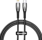 Baseus Glimmer Geflochten USB-C zu Lightning Kabel 20W Schwarz 1m (CADH000001)