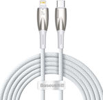 Baseus Glimmer Geflochten USB-C zu Lightning Kabel 20W Weiß 2m (CADH000102)