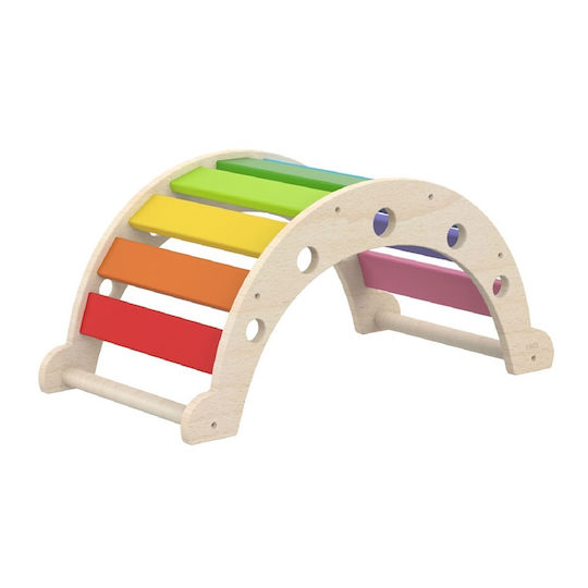 Viga Toys Παιχνίδι Ισορροπίας Εσωτερικού Χώρου Ξύλινη Γέφυρα