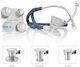 MDF Instruments ProCardial Titanium Καρδιολογικό Στηθοσκόπιο Non Chill με Διπλό Κώδωνα Μπλε