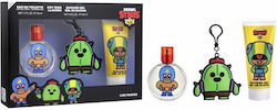 Air-Val International Brawl Stars Set Kids Eau de Toilette with Shower Gel 100ml & Keychain 100ml