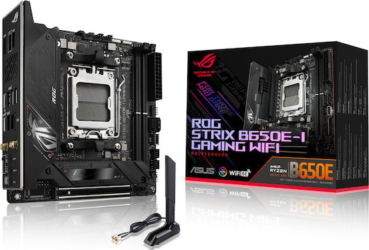 Asus ROG Strix B650E-I Gaming Wi-Fi Motherboard Mini ITX με AMD AM5 Socket 90MB1BI0-M0EAY0