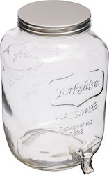 Secret de Gourmet Glass Vase Beverage Dispenser with Spigot Yorkshire 8lt