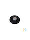 Viokef Alea Rotund Metalic Spot Încorporat cu LED Integrat și Lumină Alb Cald Negru 6.3x6.3cm. 1buc
