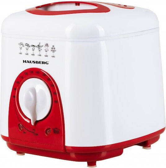 Hausberg HB-1320RS Фритюрник 1лт Червена