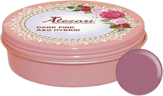 Alezori Hybrid Acrygel Νυχιών DARK PINK 17gr