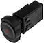 NTY Car Hazard Switch for Dacia Logan / Sandero 8pin Black