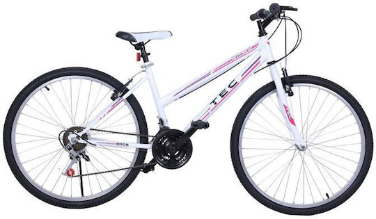 Belderia Tec Eros 24" Παιδικό Mountain Bike 21 Ταχυτήτων Λευκό
