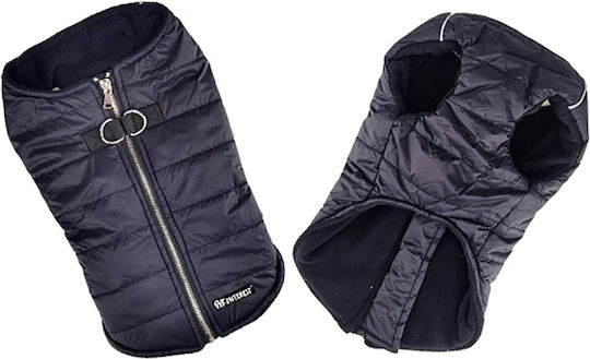 Pet Interest Zipper Vest Stars Кучешки палта Флийс / Водоустойчиво / Ветроустойчиво Черен Large с дължина на гръбчето 39 см. 52203