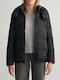 Gant Women's Short Puffer Jacket for Winter with Hood Black