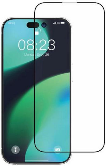 Devia Van Series 3D Full Face Tempered Glass Μαύρο (iPhone 14 Plus)