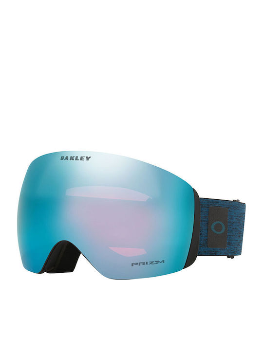 Oakley Flight Deck Ски & Сноуборд Маска Детска Син с Леща Димен в Цвят Син