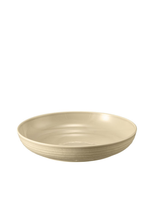 Espiel Terra Porcelain Salad Bowl Sand 28x28x5.4cm 2pcs