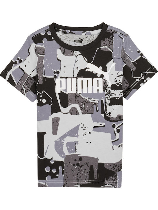 PUMA T-shirt Γκρι