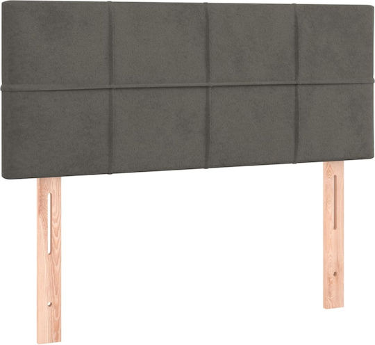 vidaXL Fabric Bed Headboard Dark Gray 90x78cm