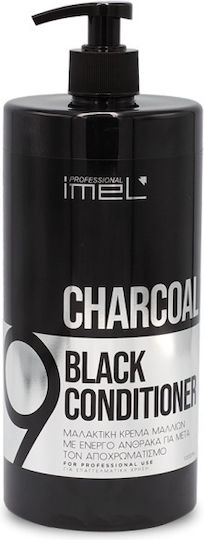 Imel Charcoal Black Conditioner Διατήρησης Χρώματος για Βαμμένα Μαλλιά 1000ml