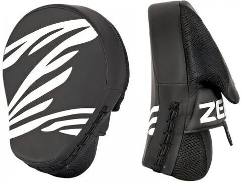 Zebra ZE-FITCM Handziele für Kampfkünste 2 Stück Schwarz
