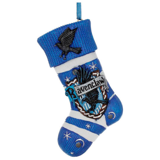 Ravenclaw Stocking Ornament Blue Plastic Boot