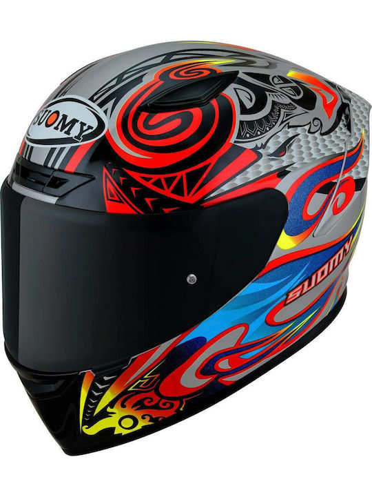 Suomy Fullface Track-1 Design 05 Flying Κράνος Μηχανής Full Face ECE 22.06 1350gr