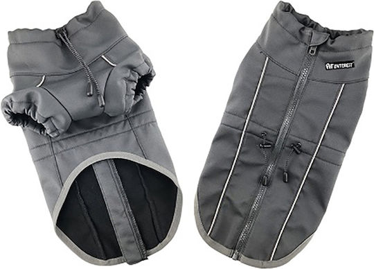 Pet Interest Active Outdoor Haine pentru câini Fleece / Impermeabil Gri cu Lungimea Spateului 84 cm 52120