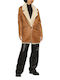 Reversible faux-shearling coat URBANCODE Women's